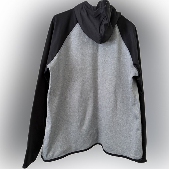 Nike Women's Black and Gray Hoodie - Size XL, Good Condition - Picture 2 of 6